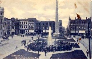 Park Square Looking West, Asheville, North Carolina : norman-martin-north-carolina-nc-asheville-0586.jpg [4658574-595320205]